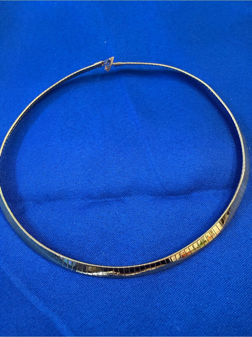 Park Lane Silver Collar Necklace Flexible Omega Chain New